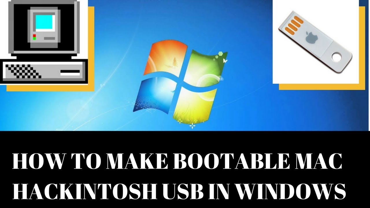 how to make a bootable dmg usb on windows